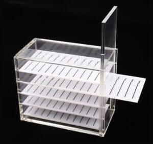 5-tier mica shelf to line eyelashes, numbered and curvature (9.8*11.7*6cm) - meka shelf to line eyelashes