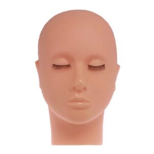 Silicone mannequin head